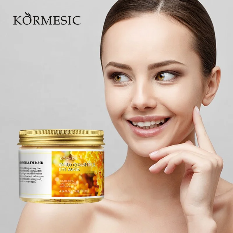 KORMESIC Wholesales Skin Care hydrating eye mask Anti Aging Whitening Eye Patch Dark Golden eye mask