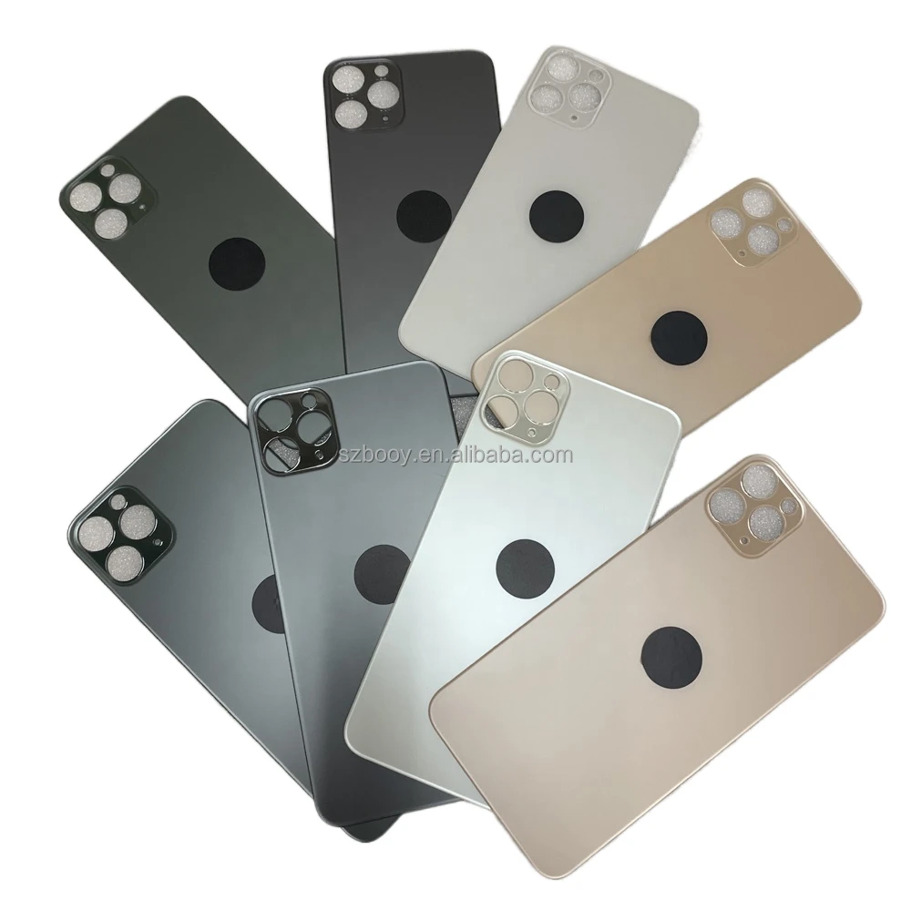 Стеклянная задняя крышка для iPhone 11 Pro max батарейного отверстия с большим отверстием оптовая