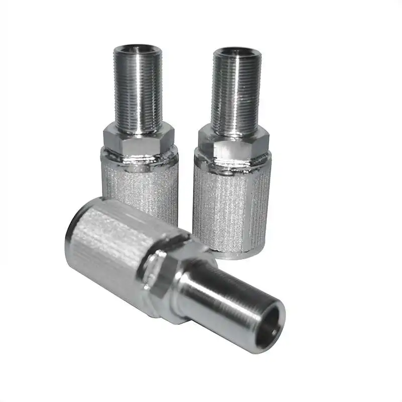 stainless steel 304 316L sintered powder porous metal filter tubes in chemical filtering