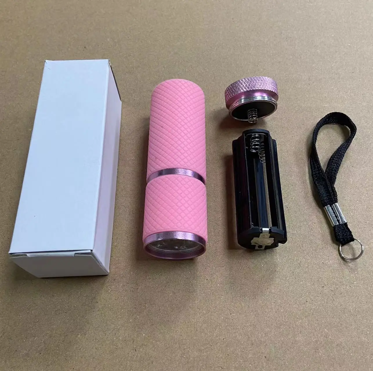 Mini Torch 9 LED Flashlight For Children Adult Aluminum Alloy Night Fishing LED Torch with Lanyard Outdoor Camping Light