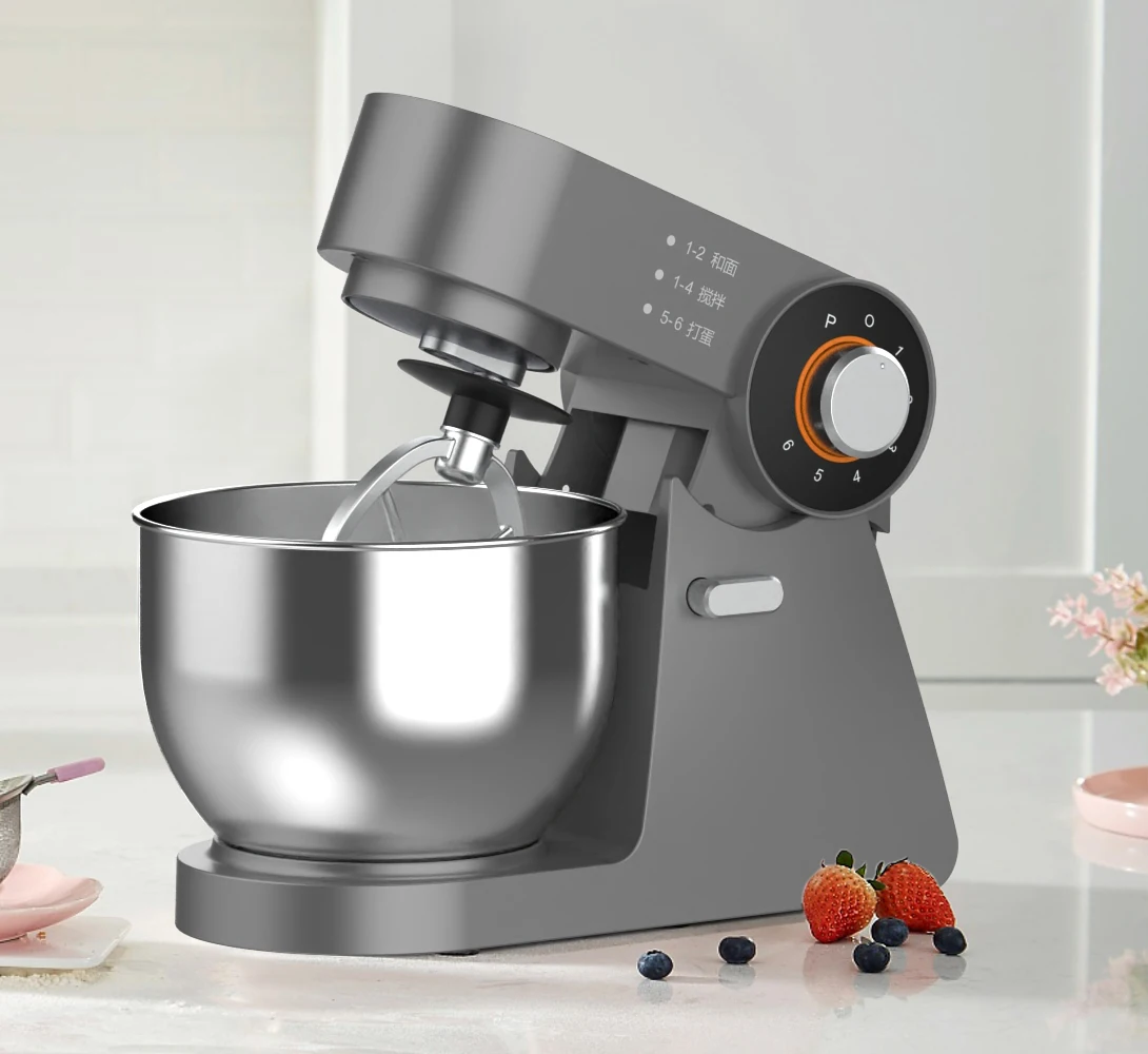 Automatic Stand MixerTilt-Head Food Mixer 4L Home Appliances Kitchen Mixers with Splash Guard for Family