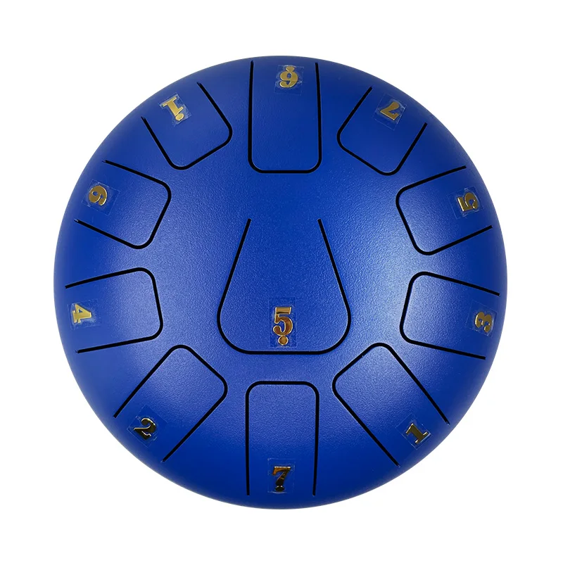 High Quality OEM Customized Drum 8 Inch 11 Notes Steel Tongue Drum Hand pan Drum Tank Drum Percussion Instrument For Music Show