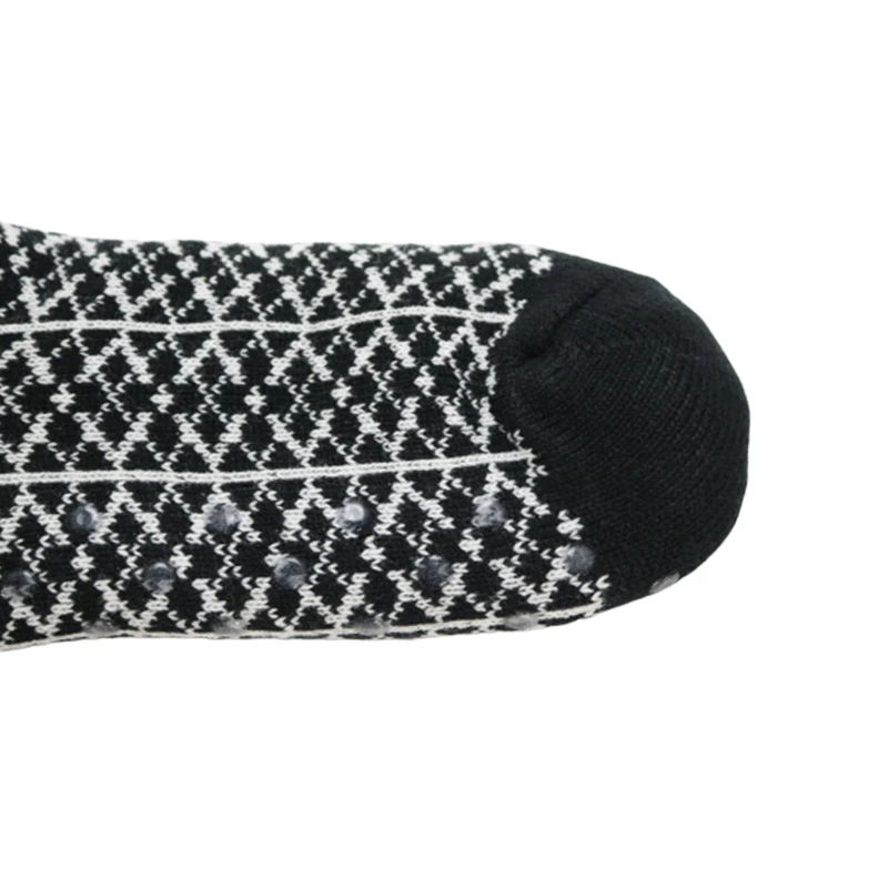 Custom Logo Women Home Fashion Slipper Socks Fuzzy Thick Warm Winter Heavy Fleece Lined Stockings Wholesale Socks Unisex