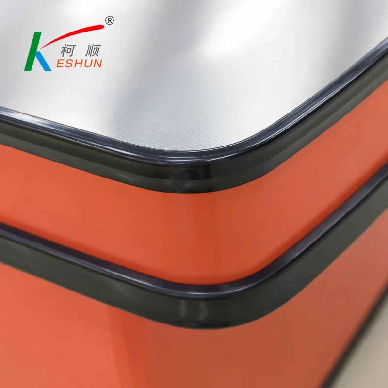 Кассовый стол для супермаркета с конвейерной лентой