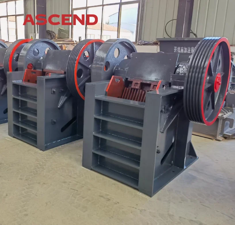 PE250x300 PE400x600 jaw crusher for ballast rock stone marble concrete slag crushing discharge size 5-10MM