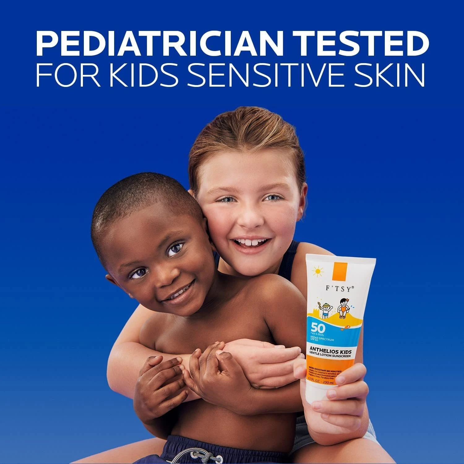 Private Label Vegan Gentle Sunscreen SPF 50 Broad Spectrum SPF Antioxidants  Sunscreen For Kids