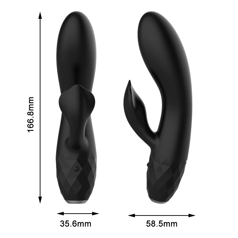 Odeco G Spot Vibrator OEM ODM Rabbit Clitoris Stimulating sex toys Dual Head Rabbit Vibrator For Women