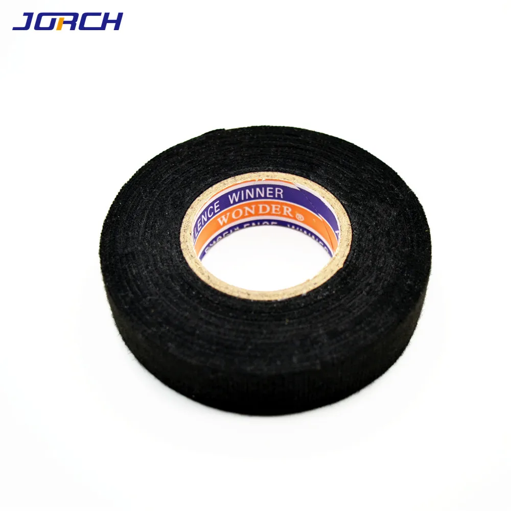 15m*19mm Dustproof Heat-resistant Wiring Harness Tape Looms Wiring Harness Cloth Fabric Tapes Adhesive Cable Protection