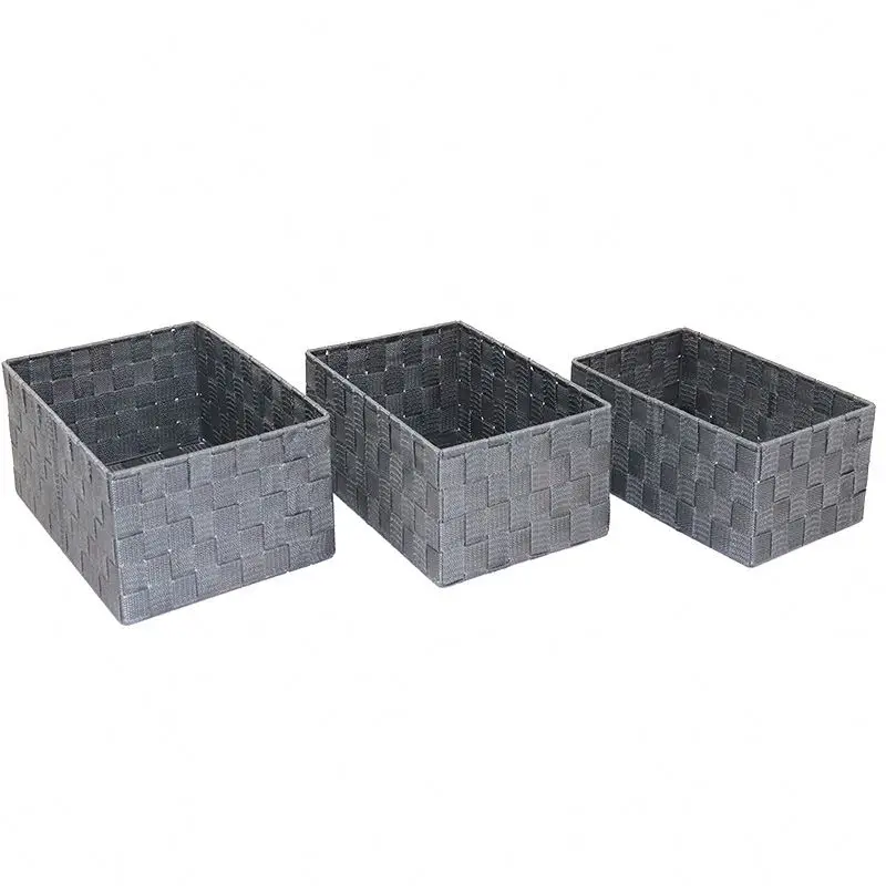 Factory Direct Sales Seagrass Mesh Storage Baskets Strong And Durable Canvas Bamboo Storage Baskets For Homefor Women