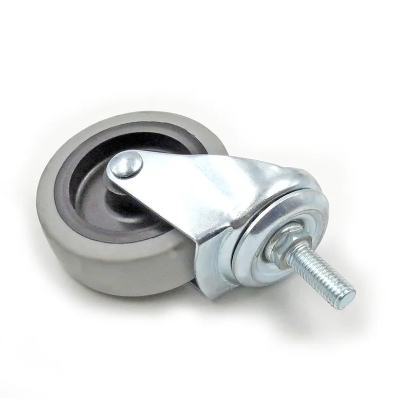 60mm Mesh Chair Castors Swivel Wheels Five Color Replacement Furniture Wheels for Office & Kitchen Plate Mounting 50mm Diameter