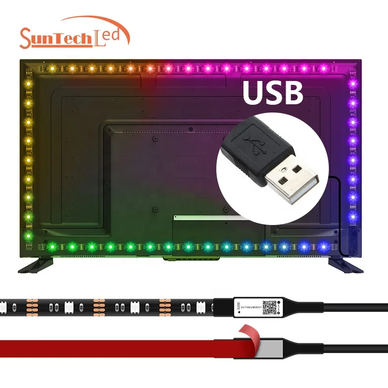 2M TV Backlight Waterproof IP65 TV BT Backlight Led Strip Strip Led Backlight Manufacturers