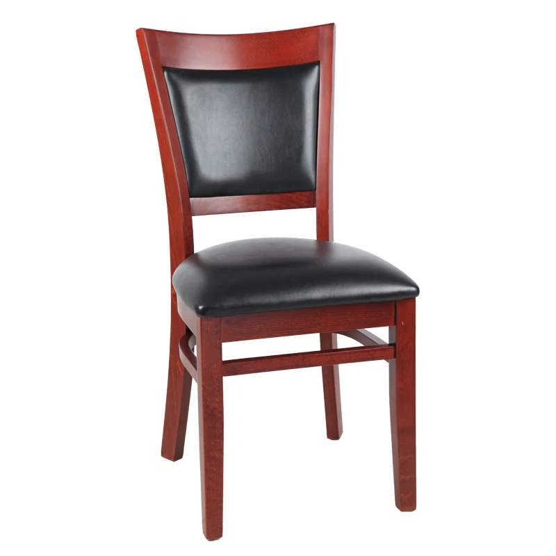 Wood Restaurant Hotel Conference Chairs With Customized Upholstery Fabric Seat