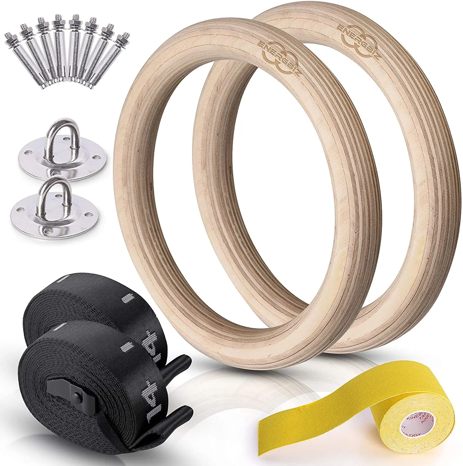 High quality Wooden Gym Ring fitness equipment