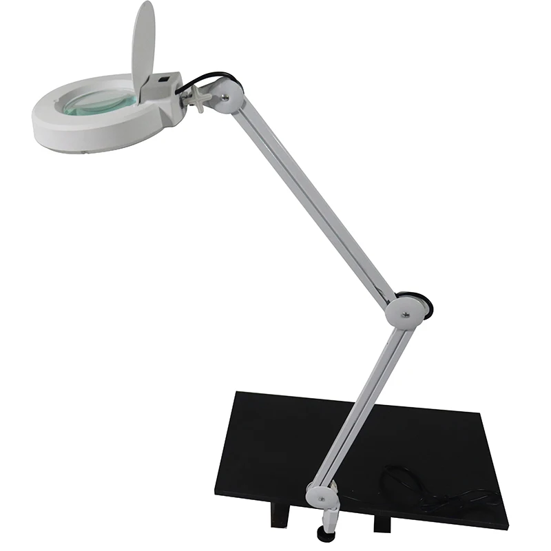 Concise Home standing beauty salon lamp beauty salon fornitures for beauty and personalcare led magnifying lamp guangzhou