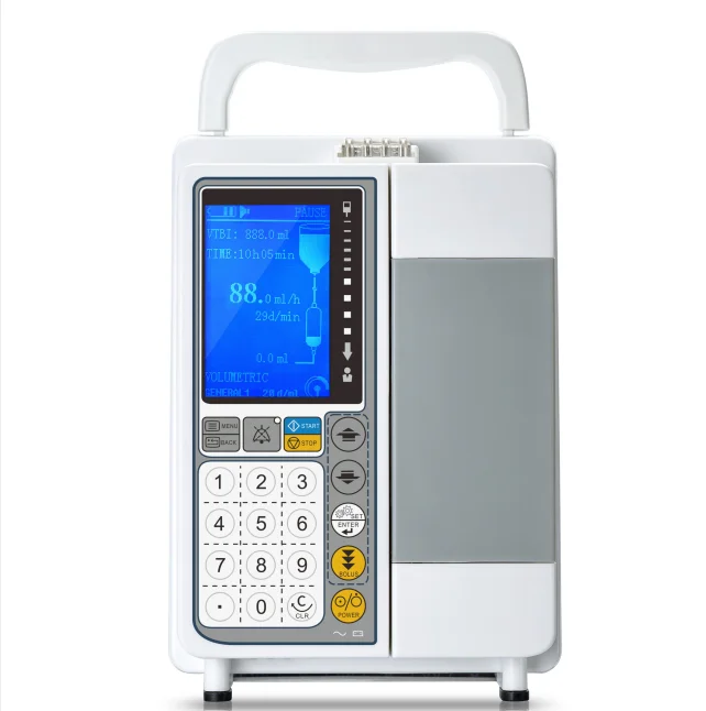 Cost-effective medical infusion pump Liquid crystal display portable automatic volumetric intravenous syringe infusion pump