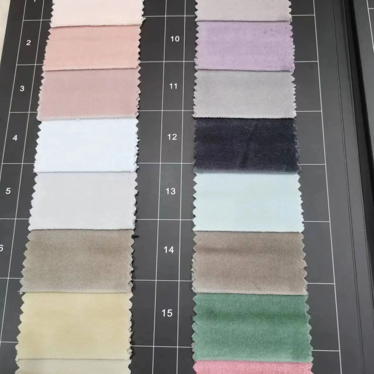 ready to ship 100% cotton velvet upholstery fabric 9684 in  white/orange/red/blue black cotton velvet cushion cover velvet