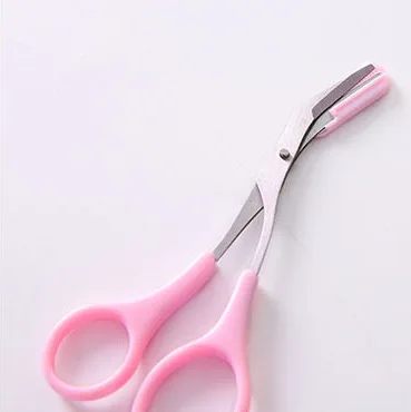 
Safety Scissors Household Small Size Mini Beauty Cutter Trim Hairs Face Eyebrow Stainless Steel Nose Hair Trimmer 
