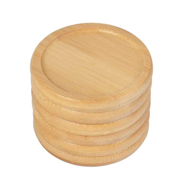 Eco Friendly Cup Holder Table Coaster Blanks,Cup Bamboo Custom Coasters for Drinks