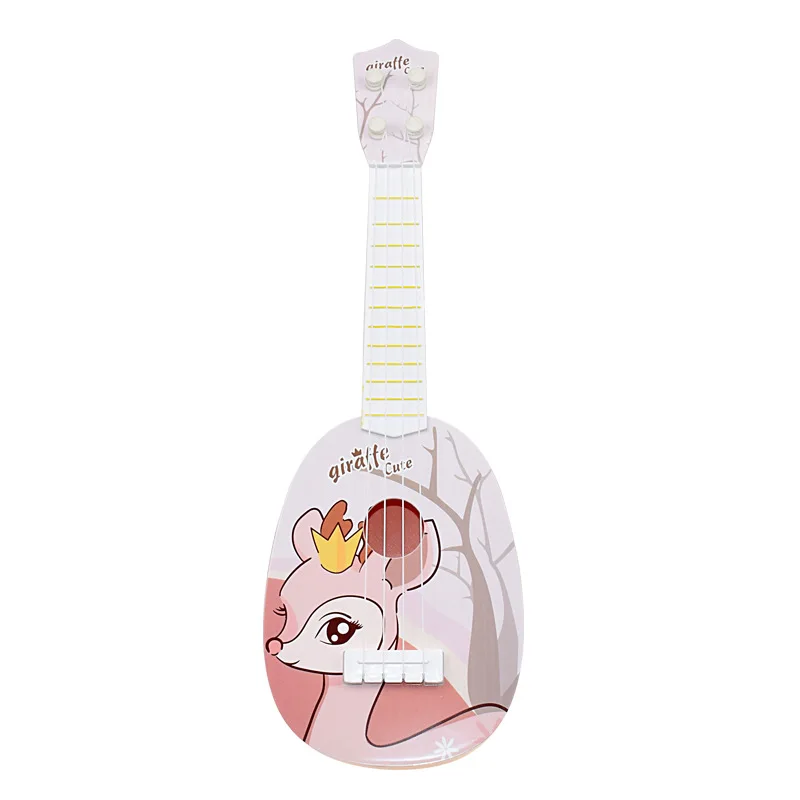 wholesale cheap high quality Early Musical Educational Toys Small Cartoon Inflable Plastic Girls Ukulele Guitar Toy