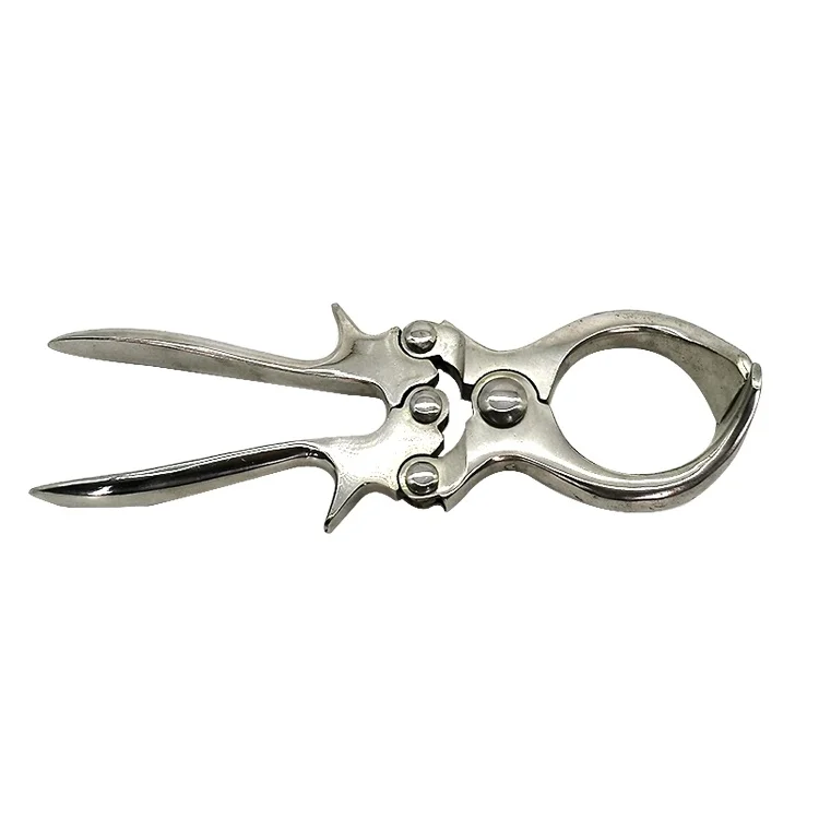 Ветеринарные инструменты KD707 щипцы для кастрации овец и коз из нержавеющей стали без