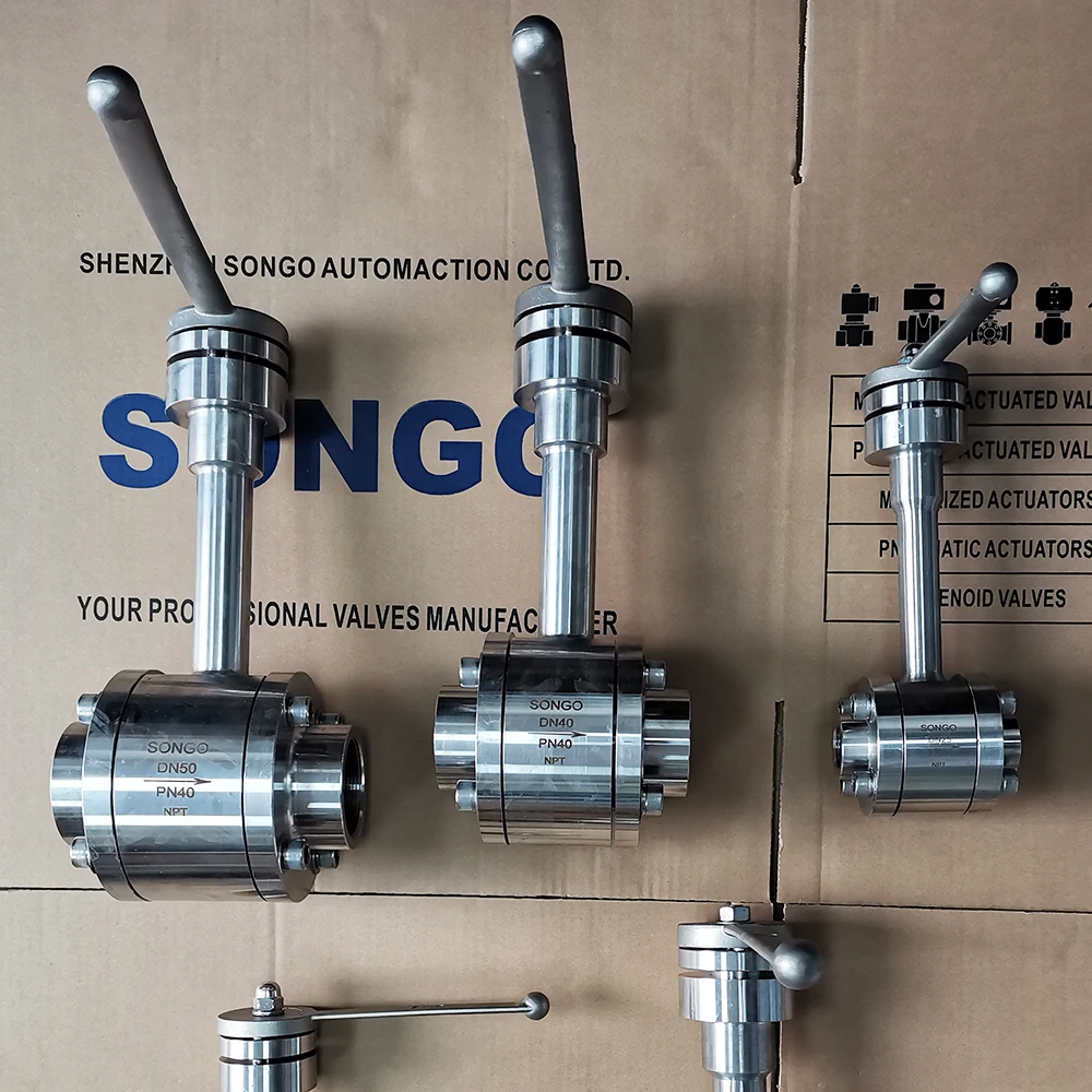 LNG Liquid Oxygen Nitrogen low temperature Cryogenic Liquids Manual Refrigerants Cryogenic High Pressure Cryogenic Ball Valve