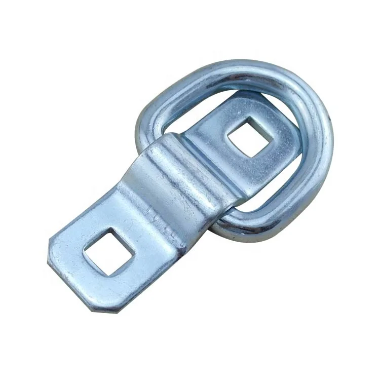 Heavy Duty Steel D Ring Cargo Tie Down Anchors Lashing Ring for Loads on Boats/Trailers Trucks RV/Floor Mount