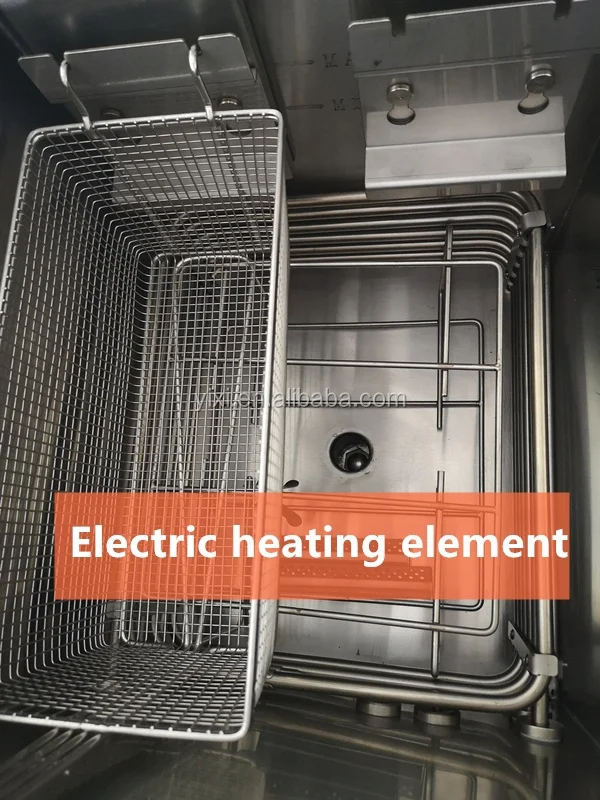 Double Cylinder Open Fryer/Restaurant Use Electric Deep Fryer with Computer Control Panel for Hotels and Fried Chicken for sale