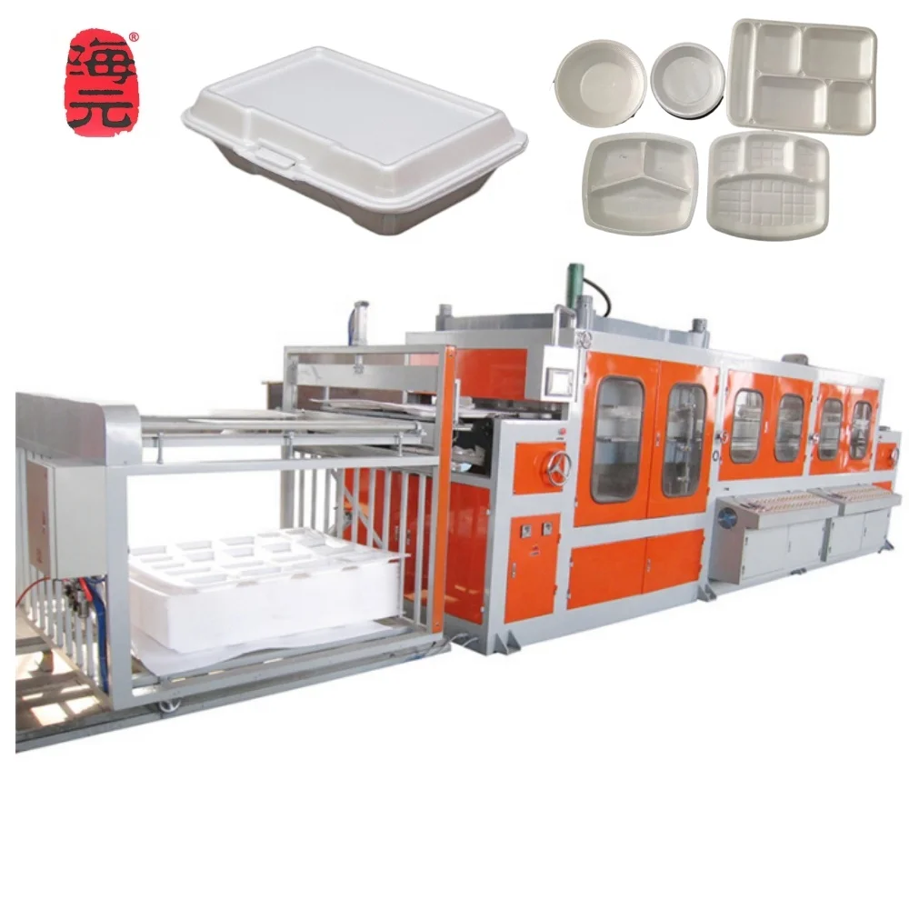 Small Automatic Disposable Food Box Production Line Foam Plates Disposable Making Machine Disposable Food Container Machine