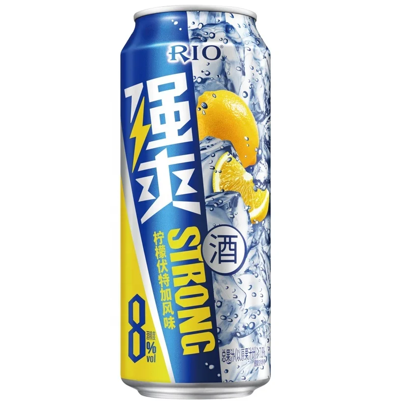 Рио коктейль сильный серии предварительно смешанного 8% vol лимон водки вкус коктейль может 500 мл семейный бар праздничный клуб Званый ужин