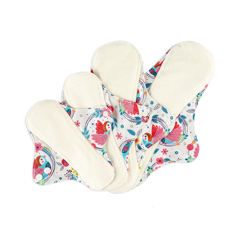 Washable Panty Liner Bamboo Cloth Women Reusable Feminine Hygiene Mama Menstrual Sanitary Nappy Towel Pad