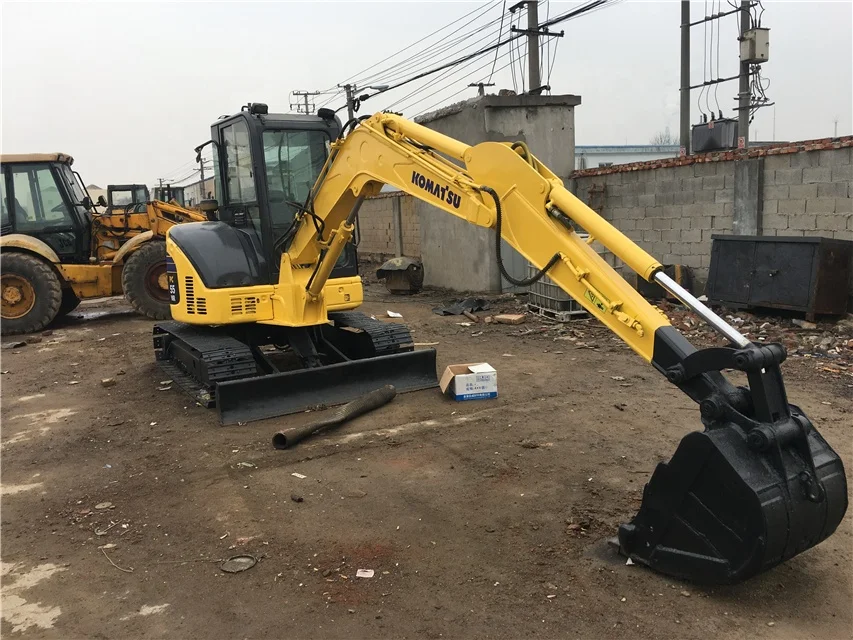 High Quality Japan Used Komatsu PC55MR2 Crawler Excavator for sale With Low Price  Mini Excavator Price Garden Mini Digger PC56