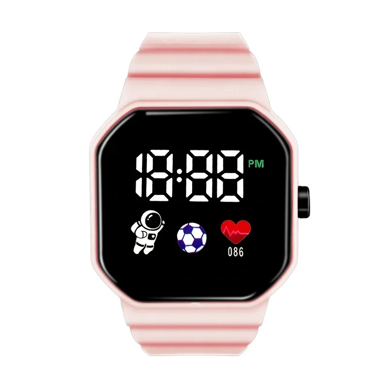Hot Simple Children Digital Watch New Trend Style High Quality Sport Student Wrist LED Watch for Kids