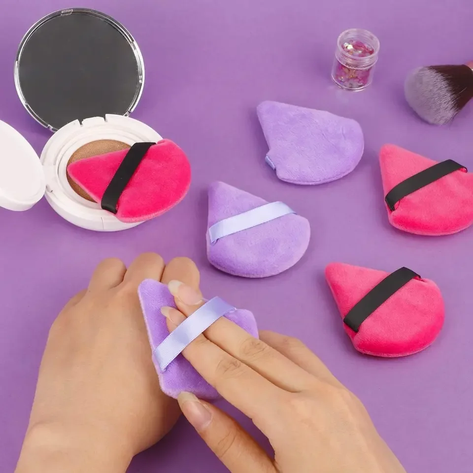 2pcs Private Label Custom Logo Makeup Sponge Cosmetic Puff  Customized Powder Puff
