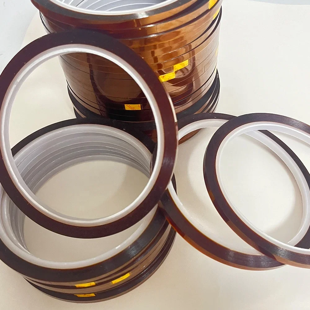LongTai Wholesale Thermal Conductive High Temperature Insulation PCB Masking Silicone Adhesive Polyimide Film Tape