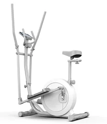 Factory Price Body building magnetic elliptical trainer cross trainer with seat walking machine