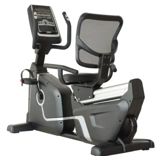 Commercial Gym Fitness Machine Cardio Magnetic Control Horizontal Exercise Bicycle Recumbent Bike FOR ELDERLY