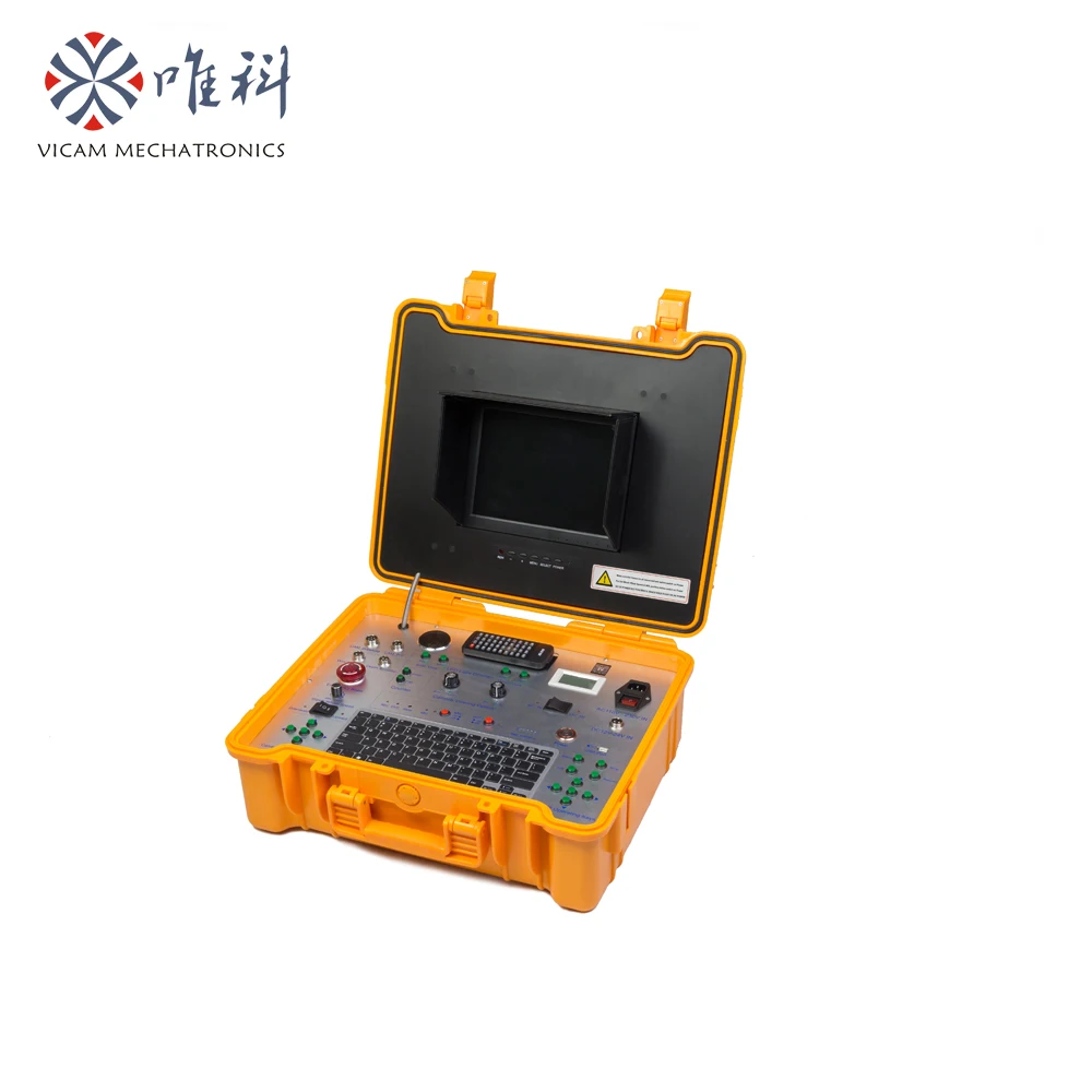 Vicam 200m to 500m borehole inspection camera with DVR and electrical winch