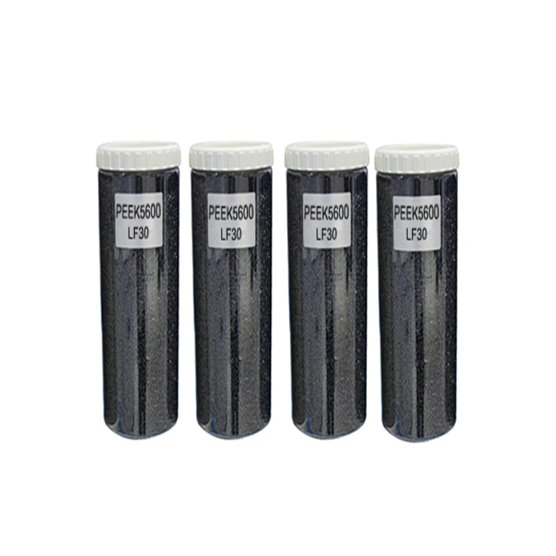 PEEK гранулы PEEK материал с 10% углеродным волокном 10% PTFE 10% графит