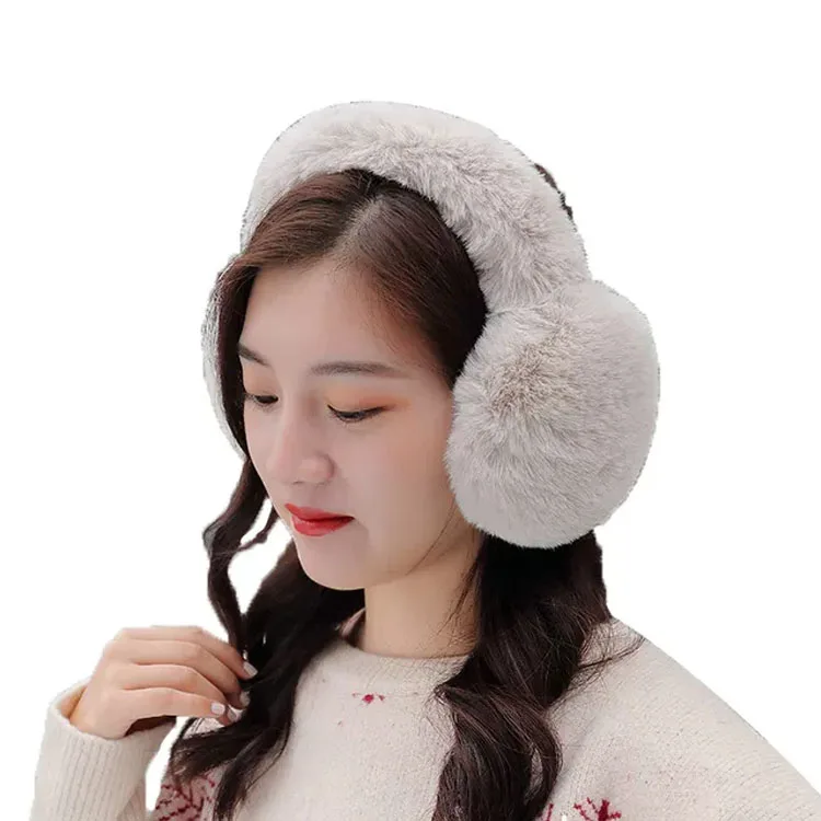 Real Sheep Shearling Fur Earmuff Winter New Design Winter Ear Cover Fur Earmuff