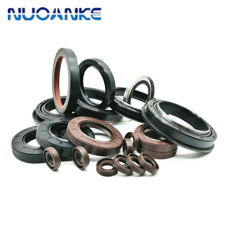 ACM NBR FKM Oil Seal With Double Lips And Spring  Custom Accept Different Type Oil Seal