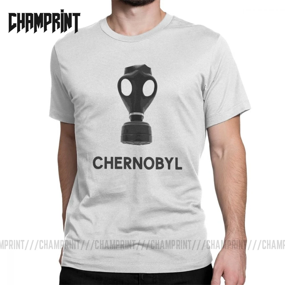 
Chernobyl T Shirt Men Cotton Vintage T-Shirt Disaster Nuclear Russia Ukraine Radioactive Cccp Tee Shirt Short Sleeve Tops Adult 
