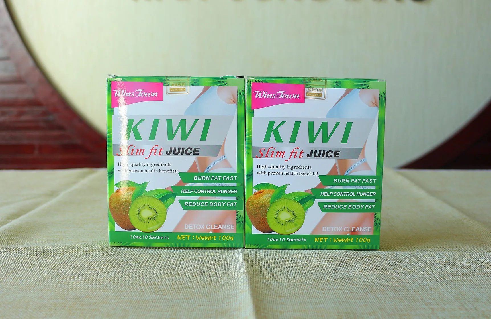 Wholesale Private Label Natural Weight Loss Flat Tummy Detox Tea Drink Instant Kiwi Juice