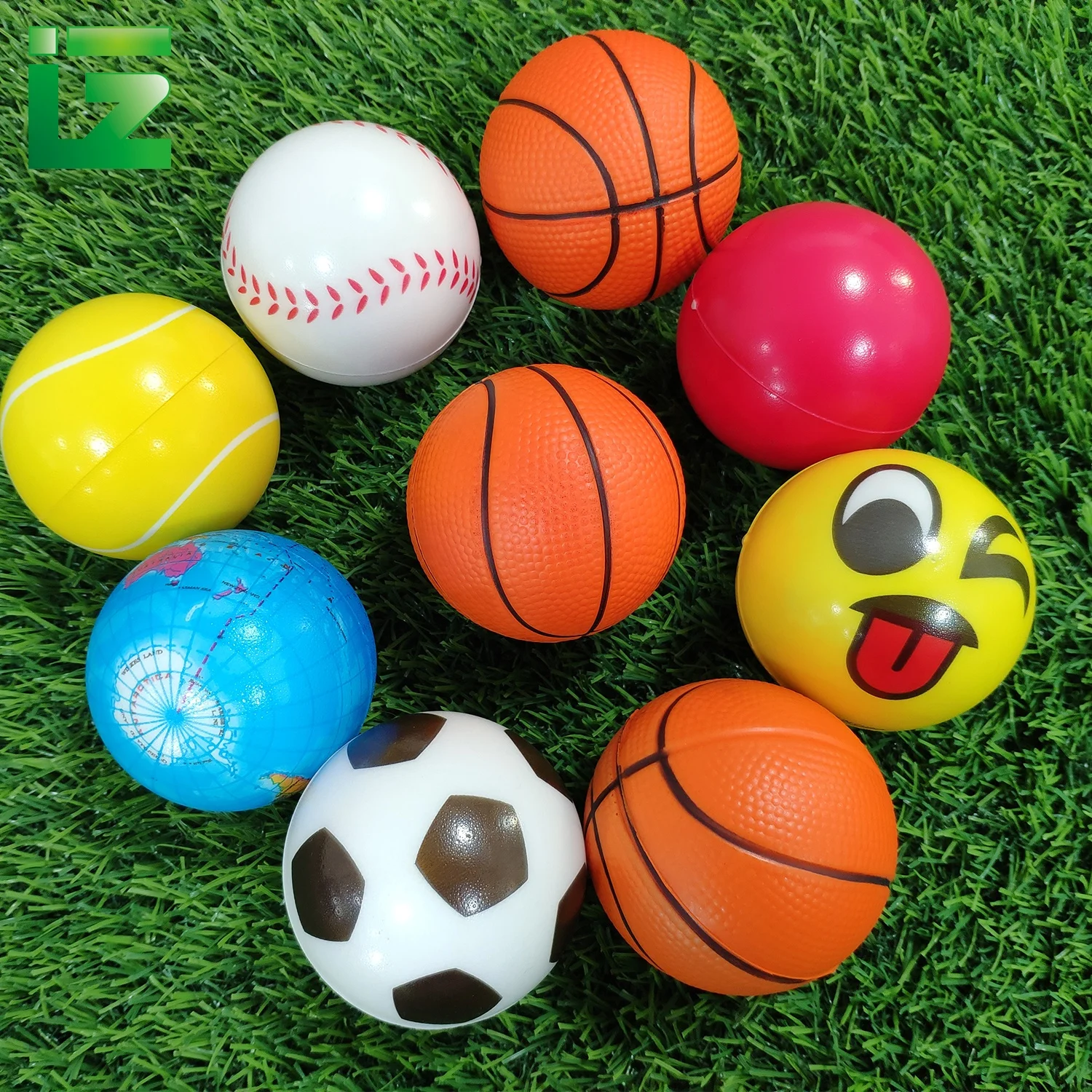 Mini Basketball Stress Balls 6.3CM Small Basketball Present Birthday Party Decorations PU Foam Basketball Golf Training Aids