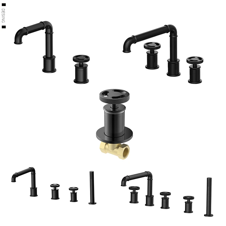 
Guangdong kaiping Professional custom 2 ways Brass Wall Mounted Bathroom Thermostatic Shower Set 
