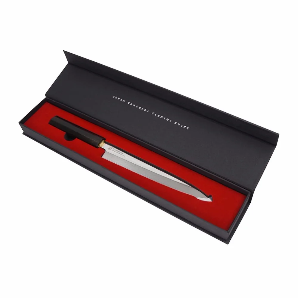 Professional 8 Inch Sashimi Knives High Carbon Steel Japanese Style Kitchen Yanagiba Sushi Knife For Carving Sushi Or Seafood