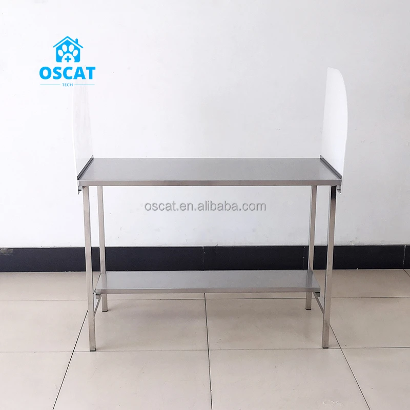 OSCAT Veterinary Equipment Medical Funeral Supplier Stainless Steel Mortuary Embalming Autopsy Working Table