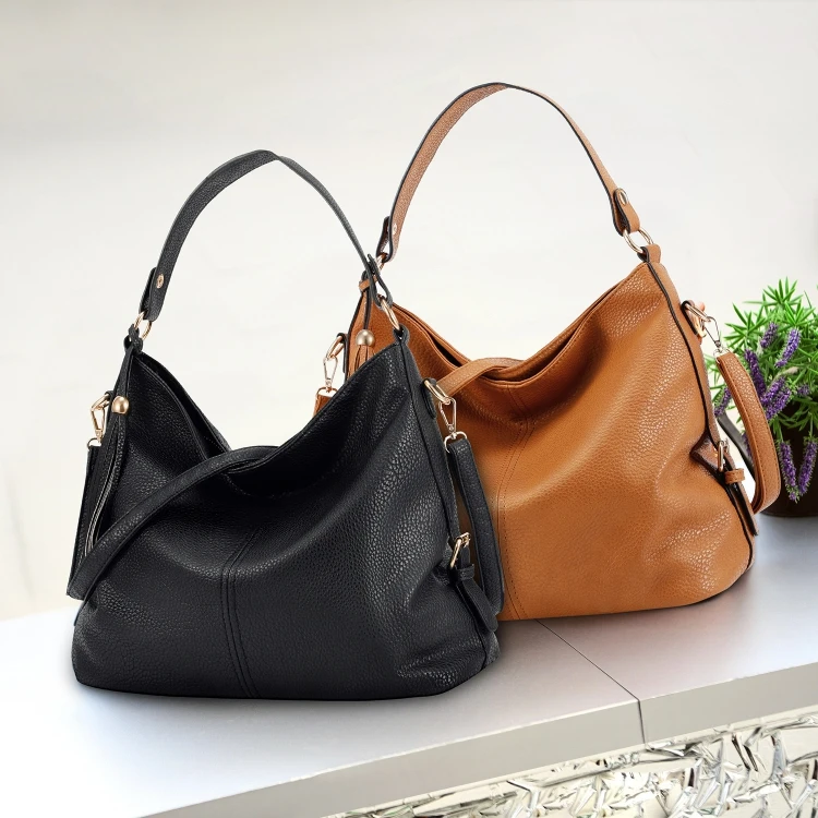 Wholesale Cow Leather Hand Hobo Bag tassel ladies hand bags leather