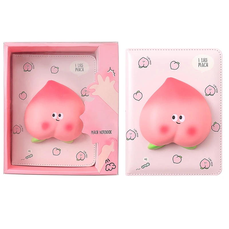 Простой Kawaii уменьшить давление Журнал Дневник ПУ планировщик расписания офисные канцелярские декомпрессии записная