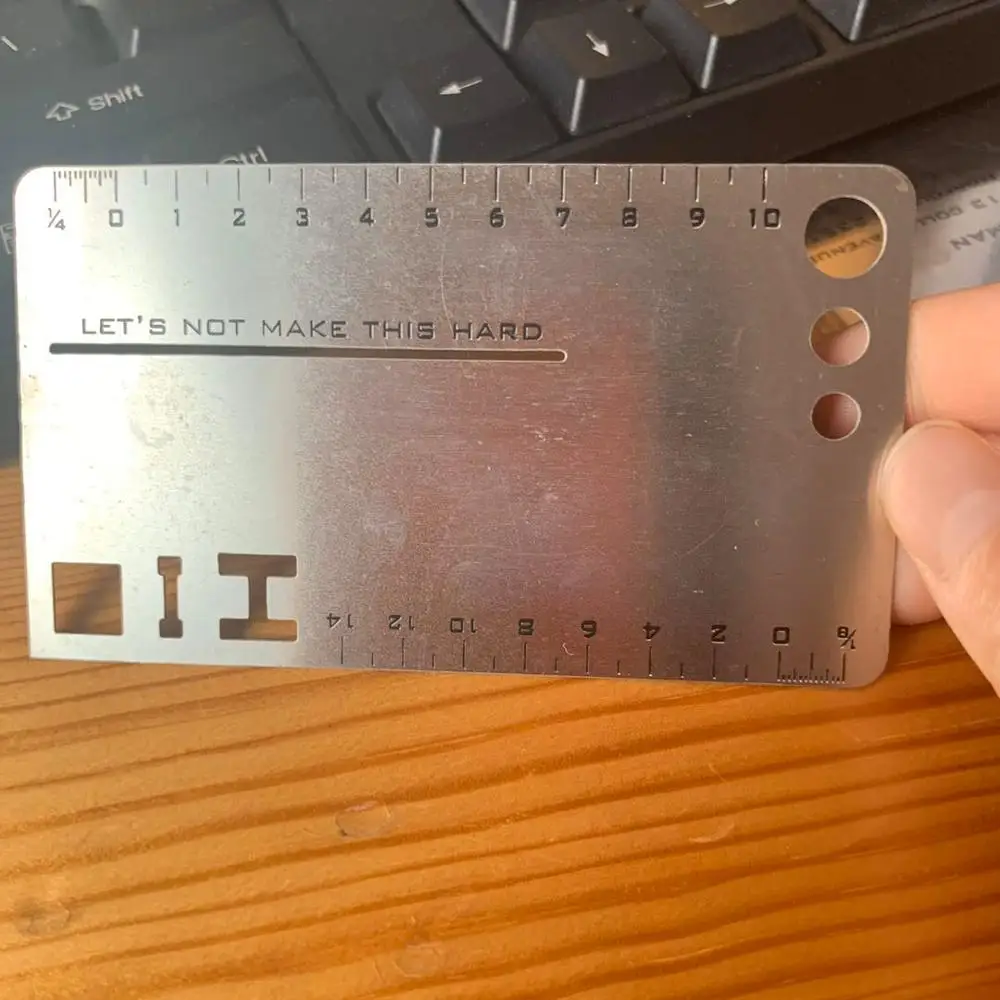 Wholesale laser cut custom metal business card