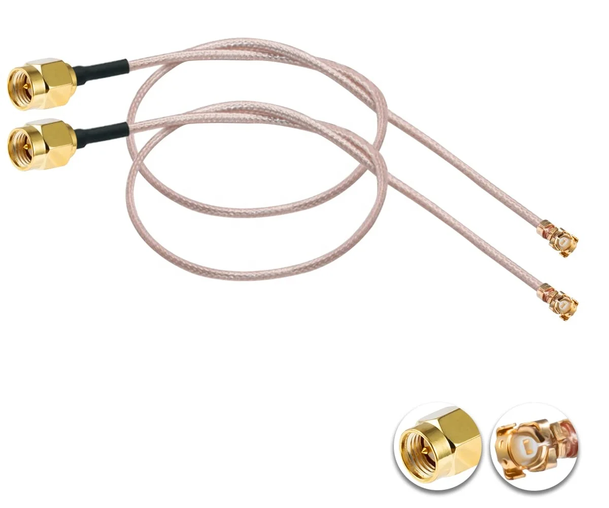 High Quality IPEX to SMA Male RF Coaxial Cable RG178 SMA Ipex Connector 25 CM/Customize